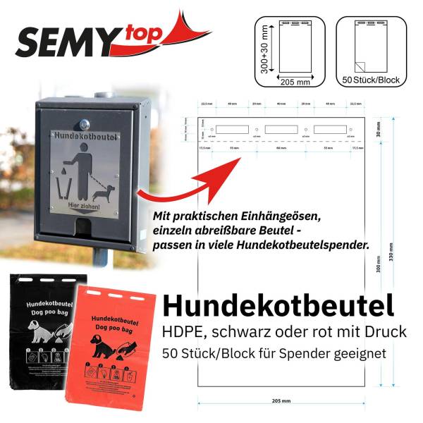 Hundekotbeutel Mit Süßem Spender – 180 Stück, Praktisch Für Unterwegs