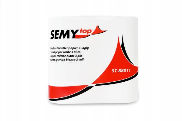 SemyTop Toilettenpapier, 3-lagig, Großpackung