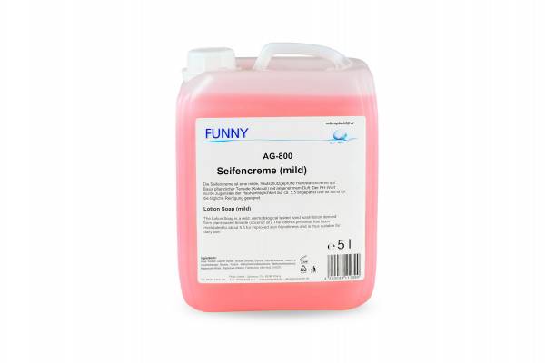 Funny Seifencreme, rosa, 5 Liter, ph-hautneutral, mikroplastikfrei