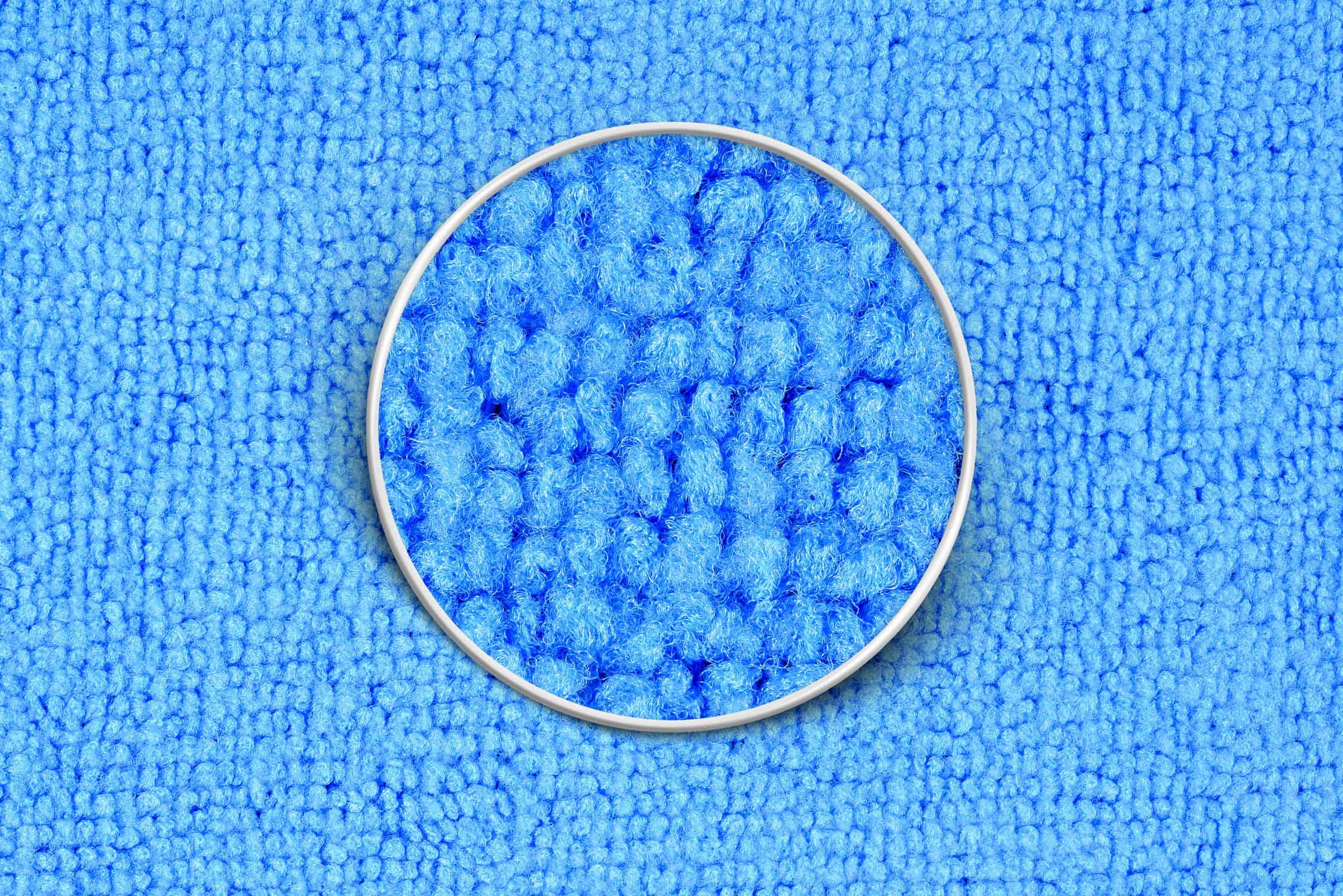 10 oder 200  Mikrofaser Waffeltuch blau Waffeltücher  40 x 40 cm hellblau TÜV 