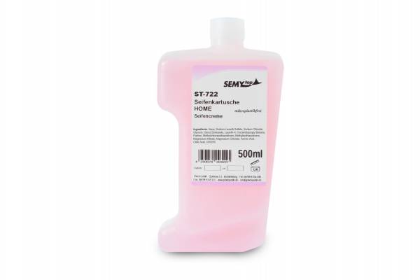 SemyTop cremige Flüssigseife in Kartusche, rosa, 12x500ml