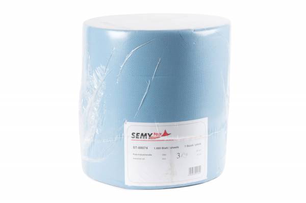 SemyTop Industriepapierrolle, 3-lagig, Zellstoff, farbig