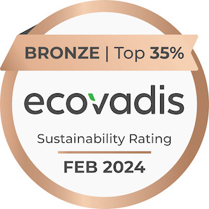 Bronze Auszeichnung von EcoVadis für nachhaltiges Engagement