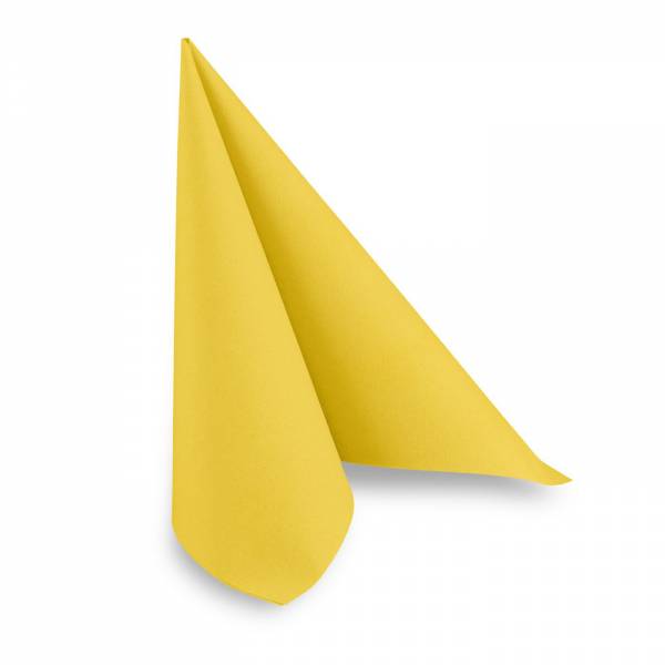 Airlaid-Servietten, 40 x 40 cm, gelb