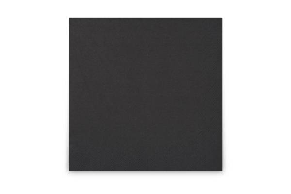 Funny Farbige Tafelserviette, 33 x 33 cm, schwarz